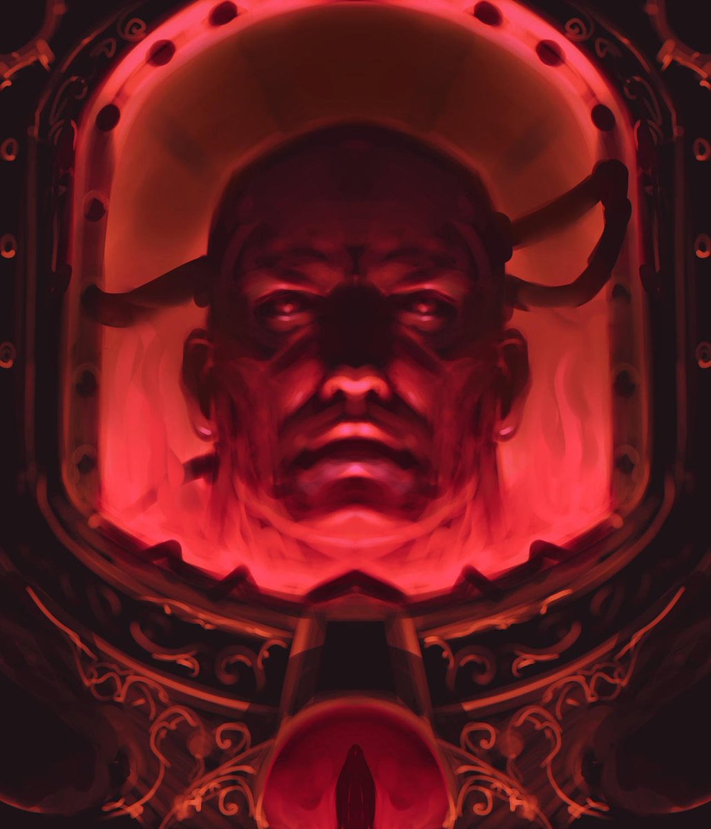 Sanguinius and Horus lupercal
more portraits from my Primarchs portrait art project.