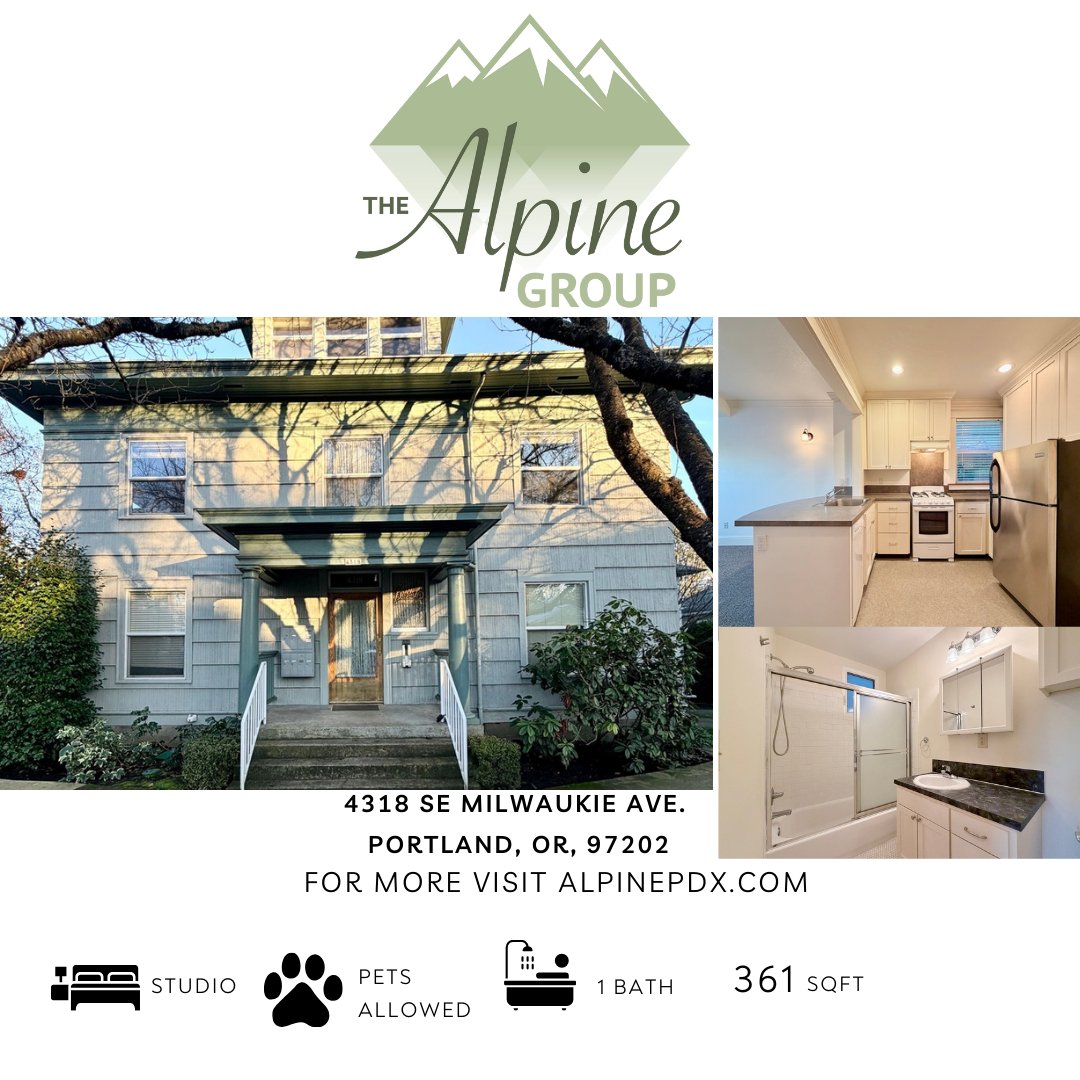 Interested in renting these properties and/or looking at other listings? Visit our website alpinepdx.com for more!
