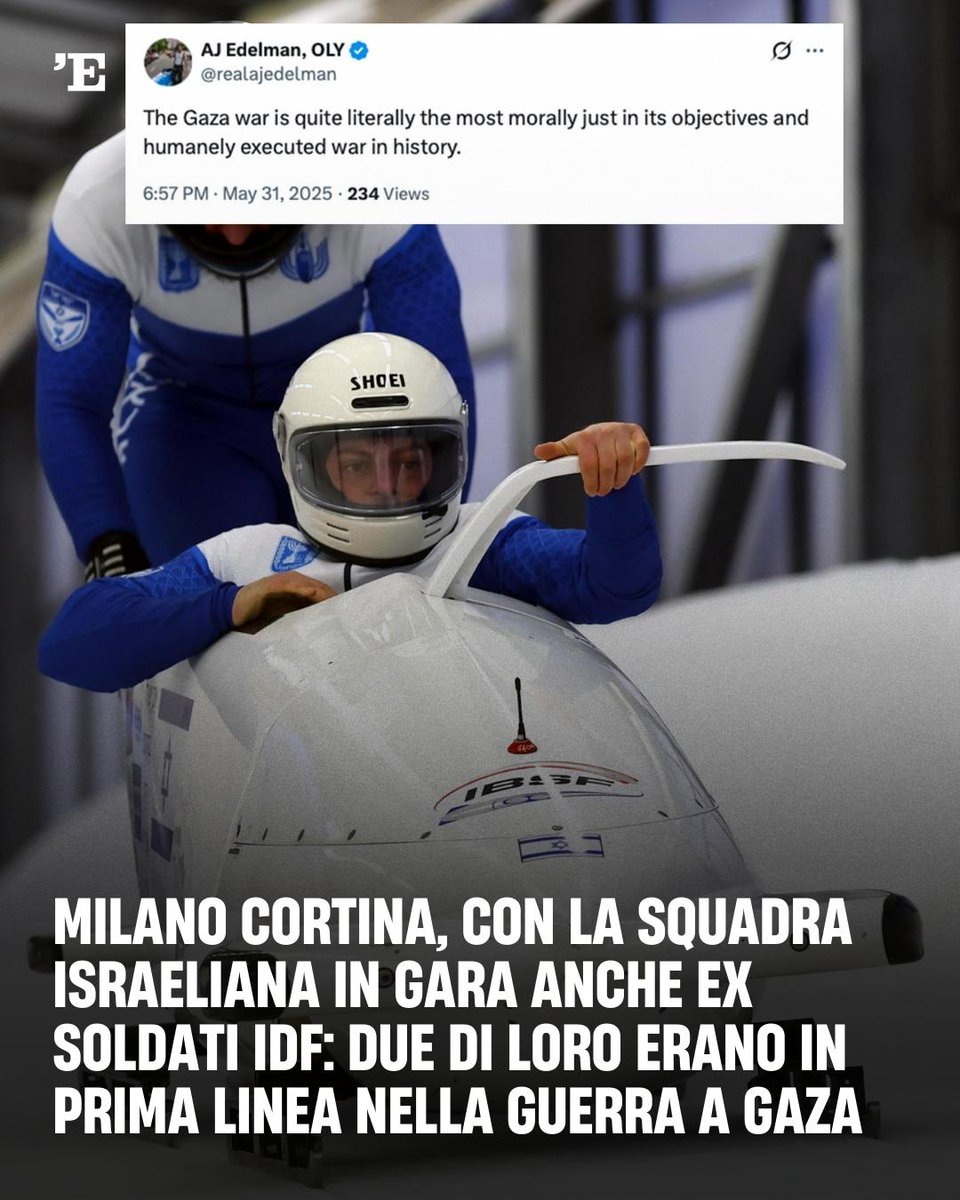 Alcuni atleti della delegazione israeliana sono stati coinvolti nelle operazioni sulla Striscia. La squadra di bob invitò i follower a “mandare un messaggio di sostegno” a Ward Fawarsy, mentre Adam Edelman definì la guerra come "la più moralmente giusta della storia"