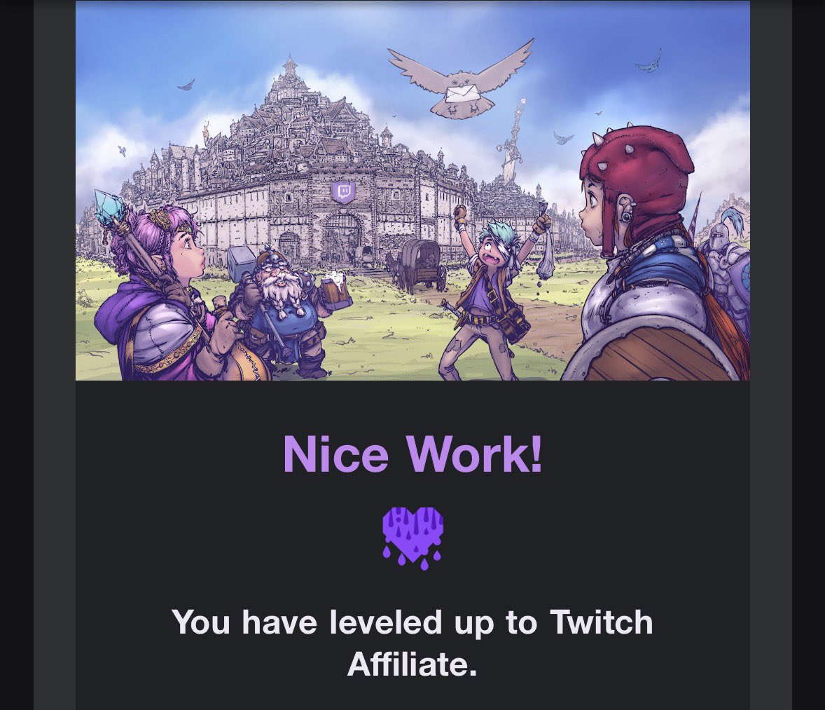 Woke up to a wonderful surprise, huge thank you to everyone who's helped me along the way 🩵