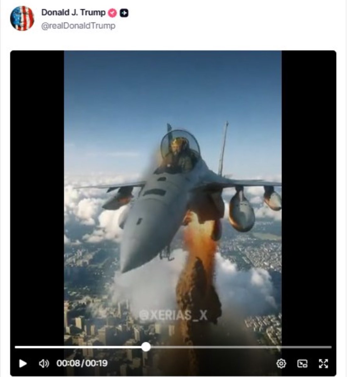 if you look at the watermarks on the obama monkey video, you see it matches the one trump posted before of spraying protestors with sh*t.. trump knew what he was doing