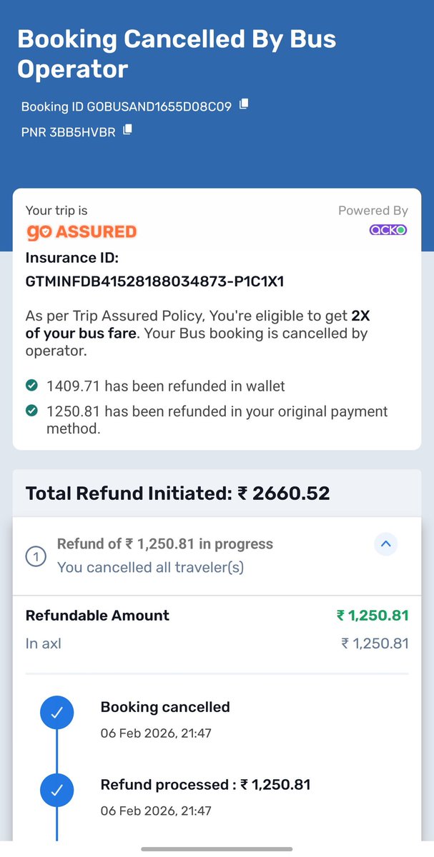 Msanghvi376's tweet photo. @goibibo @GoibiboSupport 
Promised to get 2x refund in wallet, but guess what..there is no wallet.
All they do is add the amnt to gocash which can be redeemed as 50 rs per booking
Very unfair practice by @goibibo https://t.co/UFafwBSyk5