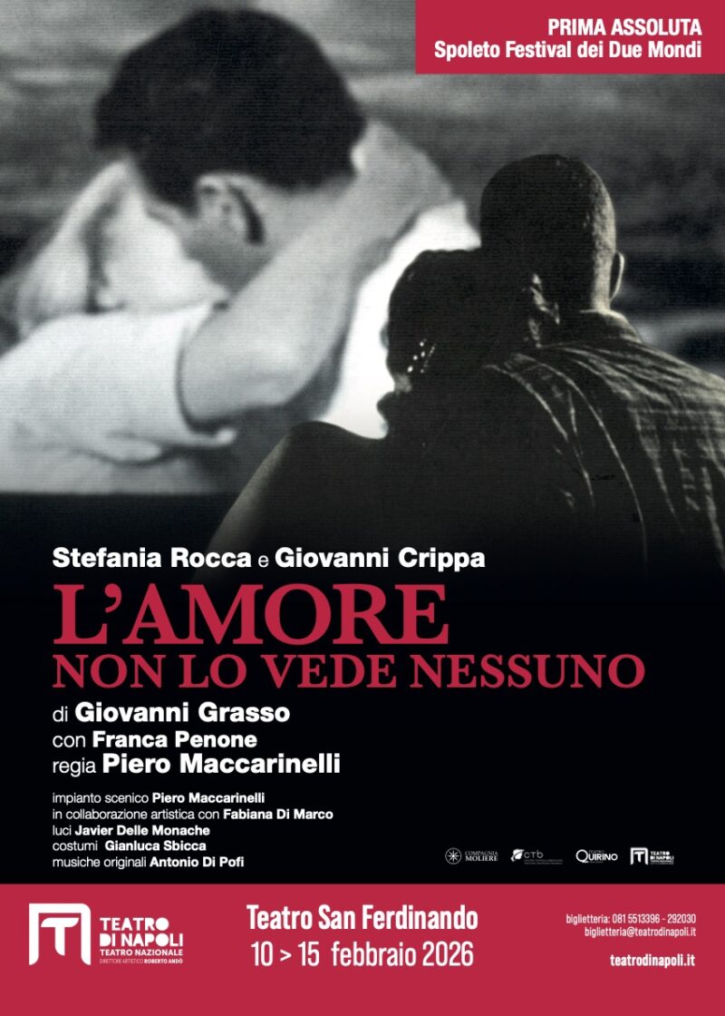 🔍 L’AMORE NON LO VEDE NESSUNO
10>15 febbraio 📍 #SanFerdinando
Un giallo? Forse. È una domanda sull’amore, sul segreto e sulla fiducia. Un incontro settimanale, uno sconosciuto, una donna morta.
Quanto siamo disposti a sapere per capire chi abbiamo amato?
bit.ly/4mwVOp8