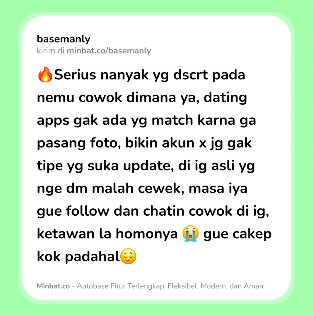 BUKAN BASE RATED tweet media