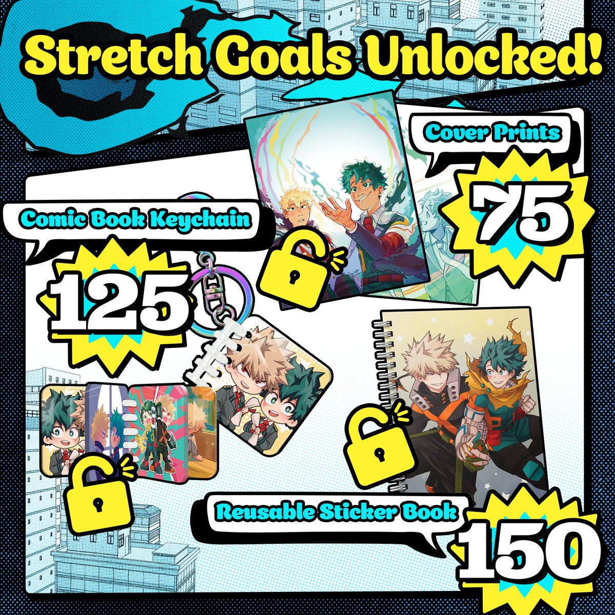 🔥STRETCH GOAL UNLOCKED🔥

The fire has spread, their story is yours to design! Our third and final stretch goal has been UNLOCKED! All eligible bundles will now include our Reusable Sticker Book by <a href="/hanode_art/">Hanode | Bkdk canon 🧡💚</a>!

SHOP: ktembersdk.bigcartel.com

#embersbkdk✴️❇️