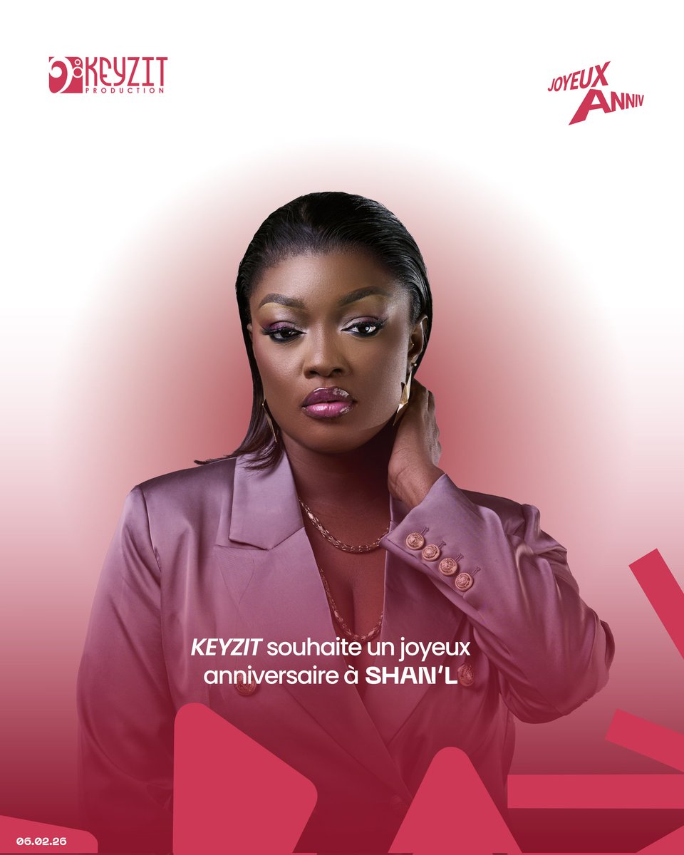 KeyzitGabon's tweet photo. 𝐇𝐀𝐏𝐏𝐘 𝐁𝐈𝐑𝐓𝐇𝐃𝐀𝐘 𝐋𝐀 𝐊𝐈𝐍𝐃𝐀 🎂🎉

En ce jour spécial, Keyzit souhaite un très joyeux anniversaire à la Kinda, Shan'L. 🎂 https://t.co/5tF8D8TyZw