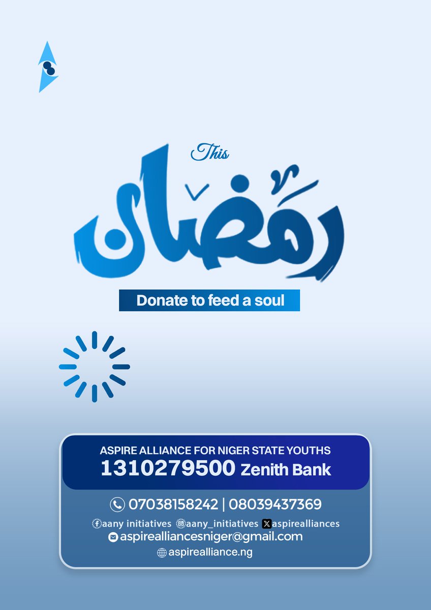 aspirealliances's tweet photo. Ramadhaan is here...
Rewards in full and in multifold...

God bless you as you DONATE ⬇️ https://t.co/CSsS10iBRK