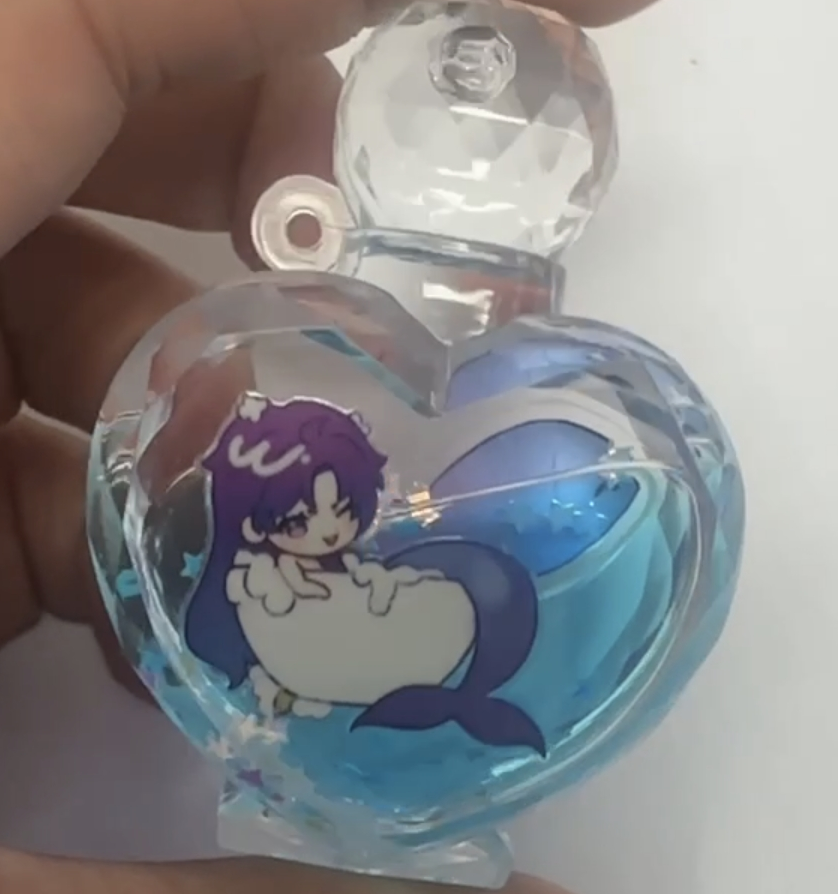 lotusucake's tweet photo. More positive news, I recieved an update on the rafayel's bathwater charms. Im gonna do some modifications but it looks great so far! https://t.co/nN8g4yzoOT