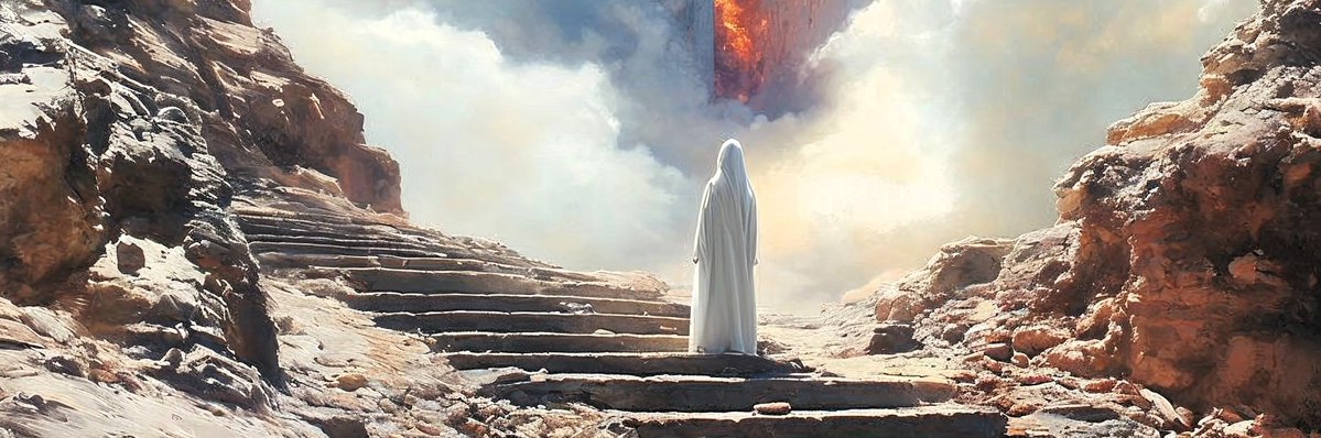 Stone steps and rift