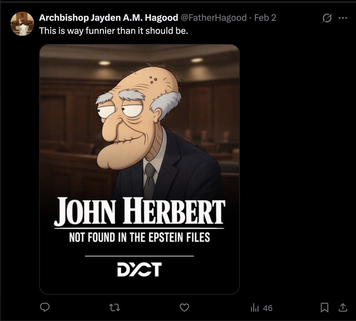 Truly amazing breakthroughs are being made in the science of episcopi vagantes as Fr. Calvin Robinson joins what seems to be a paper denomination with virtually no laity — only dubiously self-declared bishops posting Family Guy memes.