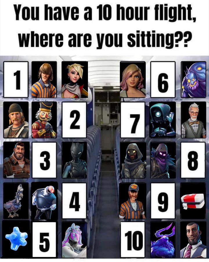 Where you sitting? 👀