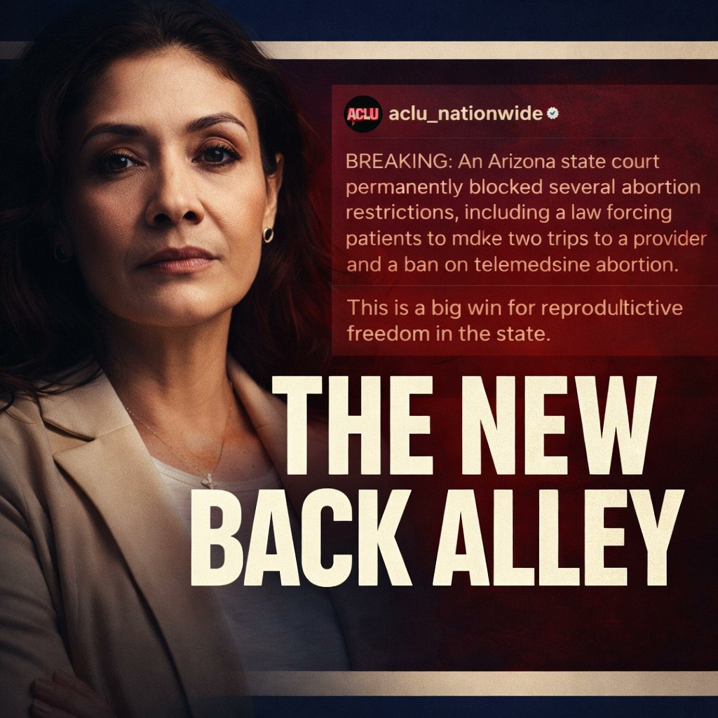 This AZ ruling protects abortionists, not women. I spent 17 years inside; I know the game. Skipping ultrasounds is a death wish. Mailing pills is the new back alley. It’s a tool for coercion and poisoning. We are sacrificing women for their profit. Wake up. 🛑