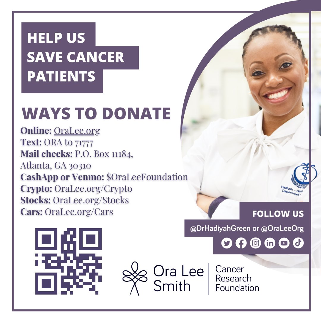 OraLeeOrg's tweet photo. You should make @‌OraLeeorg your cancer charity of choice because we are ready to start saving lives. Please help us fund human clinical trials to aid cancer patients and donate at https://t.co/WIigG5ESjS. https://t.co/b2ukQv5h8j