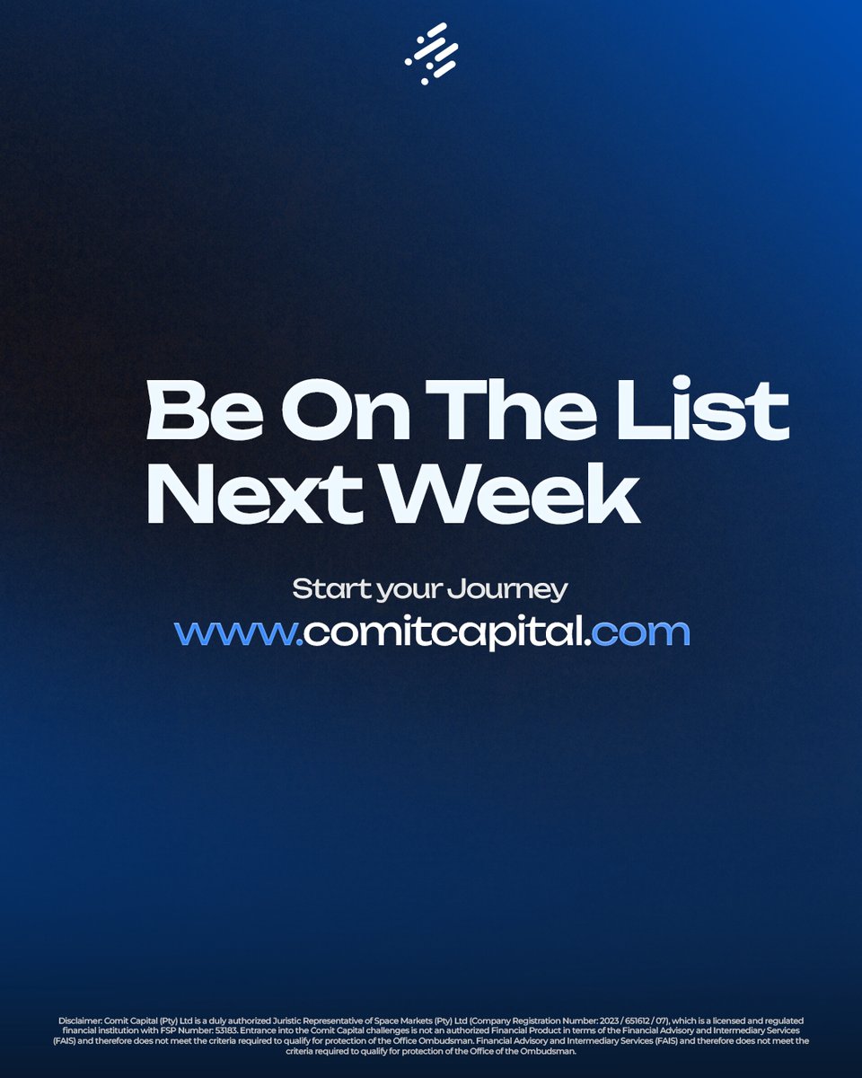 Shoutout to our #comitchallengers Top 05 for showing up and finishing strong.
If you’re under #41, keep pushing, your turn is coming. ⭐

Start your journey: comitcapital.com