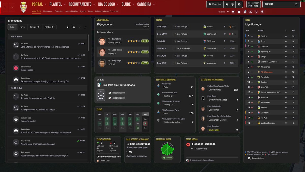 [PT/EN] 10 jornadas e 8 lugar? Not bad at all (AD Oliveirense T8 Ep3) | FM 26 | <a href="/5M_Esports/">5M ESPORTS</a> 
twitch.tv/poker_77_