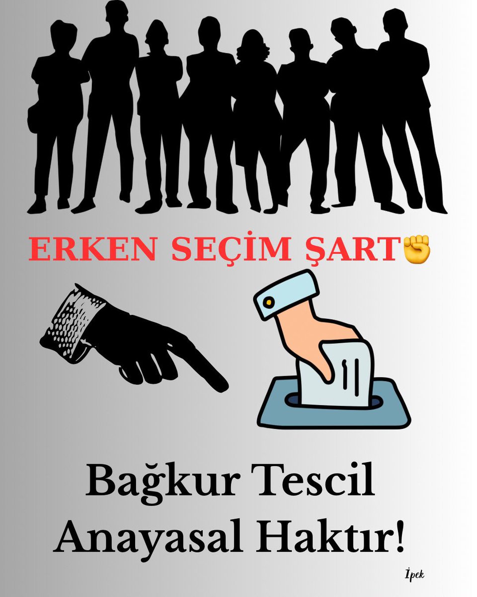 <a href="/Avkthalilozturk/">Halil ÖZTÜRK</a> <a href="/RTErdogan/">Recep Tayyip Erdoğan</a> <a href="/dbdevletbahceli/">Devlet Bahçeli</a> <a href="/isikhanvedat/">Prof. Dr. Vedat Işıkhan</a> <a href="/B_Palandoken/">Bendevi Palandöken</a> <a href="/ErsinBayav/">Ersin BAYAV</a> <a href="/melih_meric/">Melih Meriç</a> <a href="/FilizKKonca/">🧭 Filiz KOÇ KONCA</a> <a href="/TBMMresmi/">TBMM</a> <a href="/eczserkansari/">Serkan Sarı 🇹🇷</a> <a href="/sgksosyalmedya/">SGK</a> <a href="/herkesicinCHP/">CHP 🇹🇷</a> <a href="/fethigurer/">Ömer Fethi Gürer</a> <a href="/eczozgurozel/">Özgür Özel</a> <a href="/dileketesgk/">Dilek ETE</a> 
#BağkurTescilZulmüBitsin
#BağkurTescilMağdurları