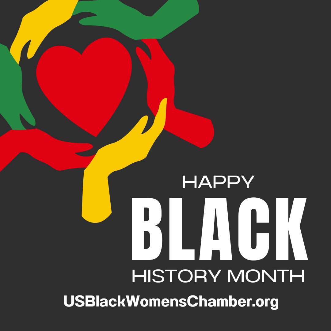 Happy Black History Month from the United States Black Women's Chamber of Commerce! #BlackHistoryMonth #BlackHistory #BlackHistoryMonth2026