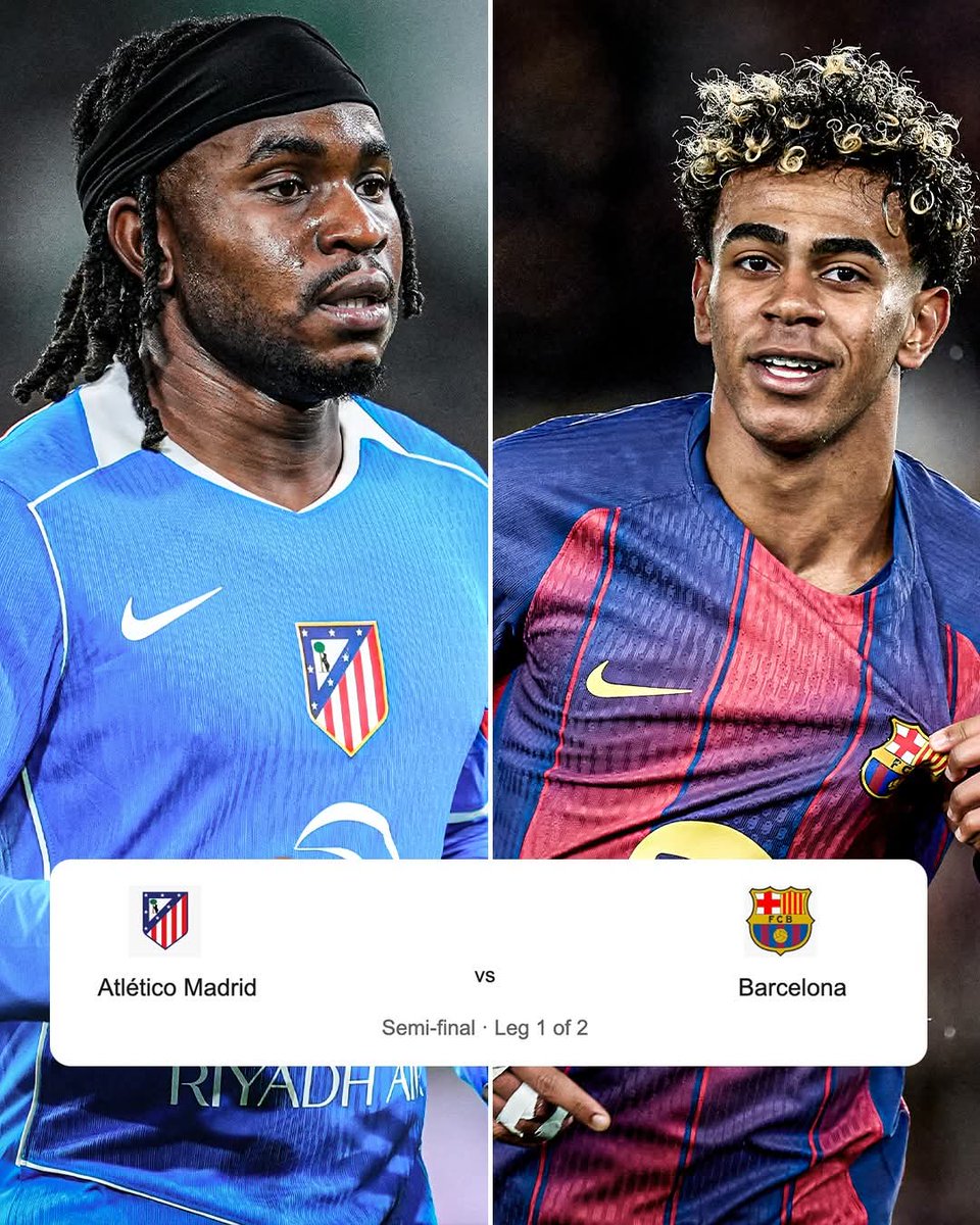 Atletico Madrid vs Barcelona coming soon...Pray for Barcelona.