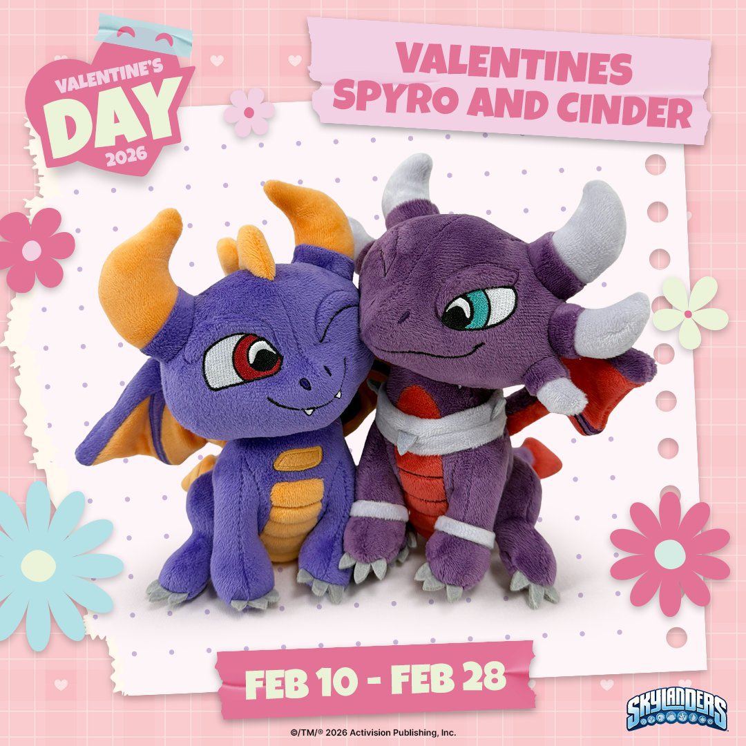 skylander_dude's tweet photo. Front view of the Skylanders Spyro + Cynder Youtooz Plush! https://t.co/asbAVw5UAA