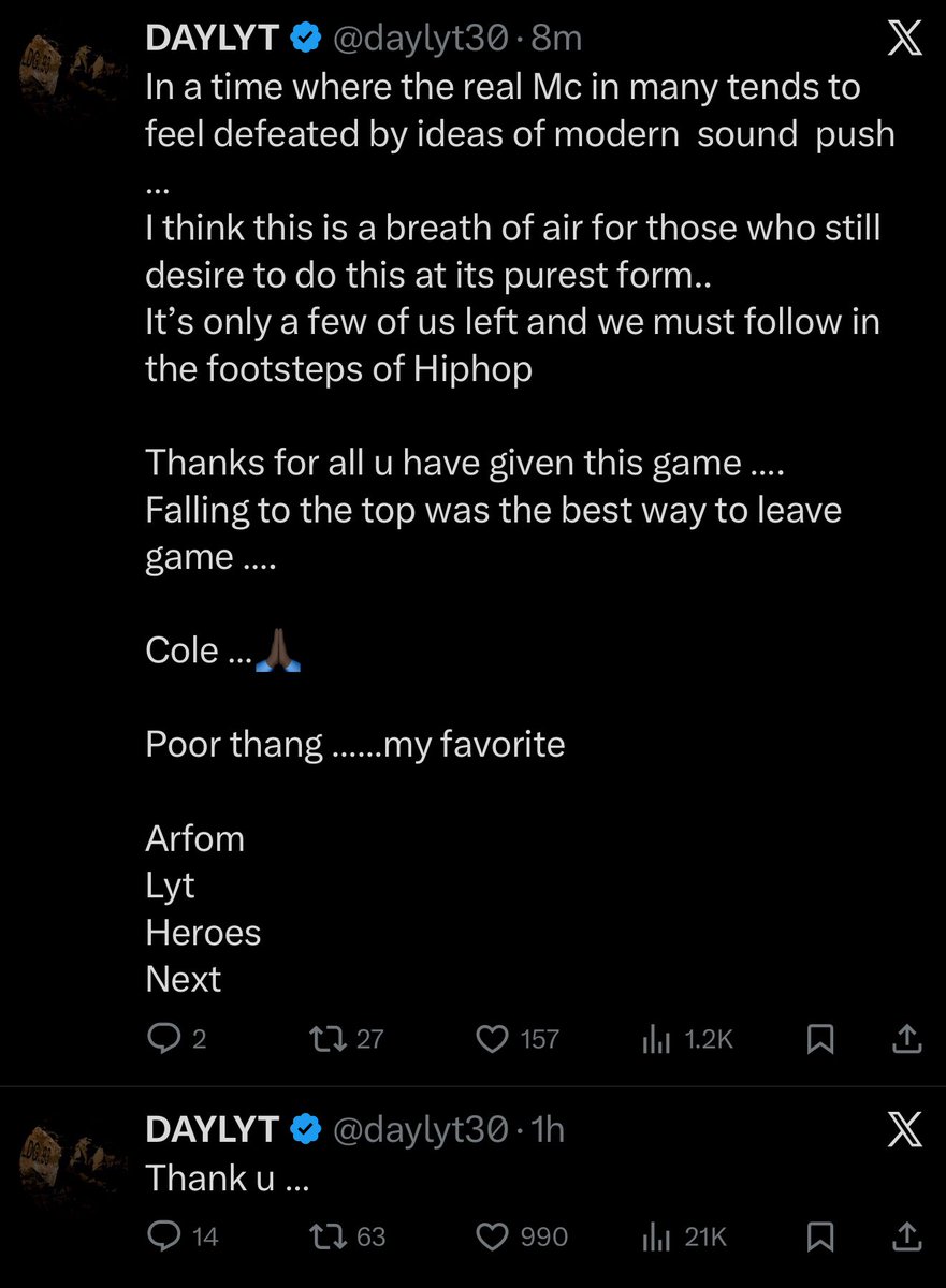 Daylyt speaks on The Fall-Off