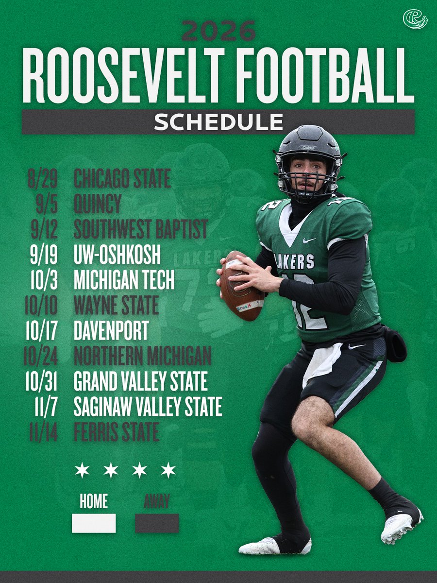 Roosevelt University Football tweet media