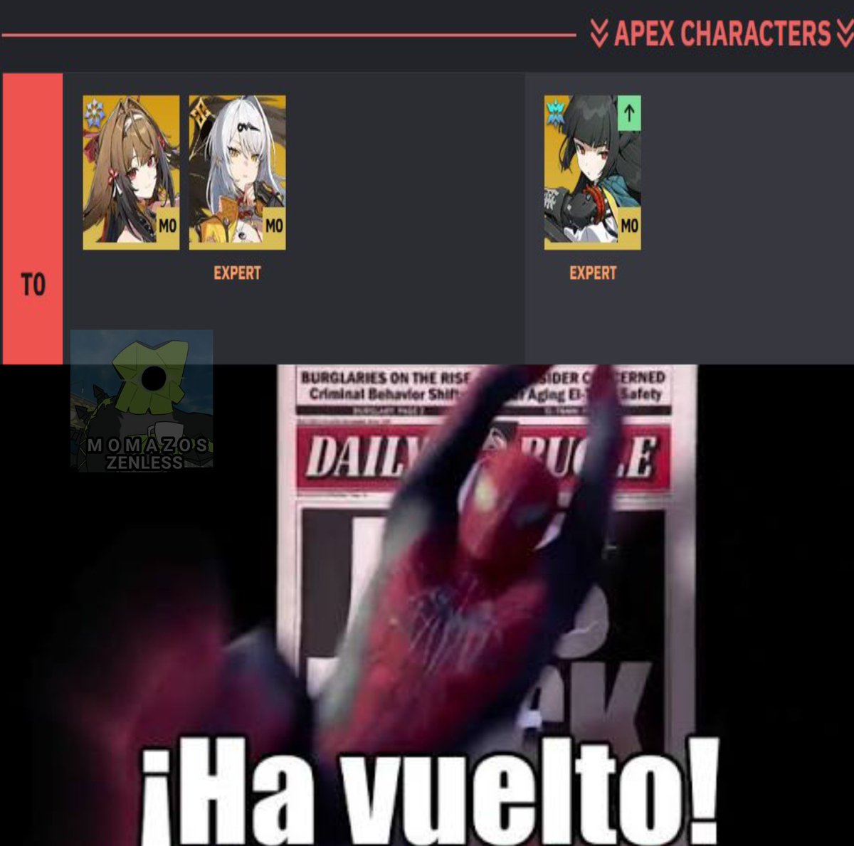 Momazos Zenless tweet media