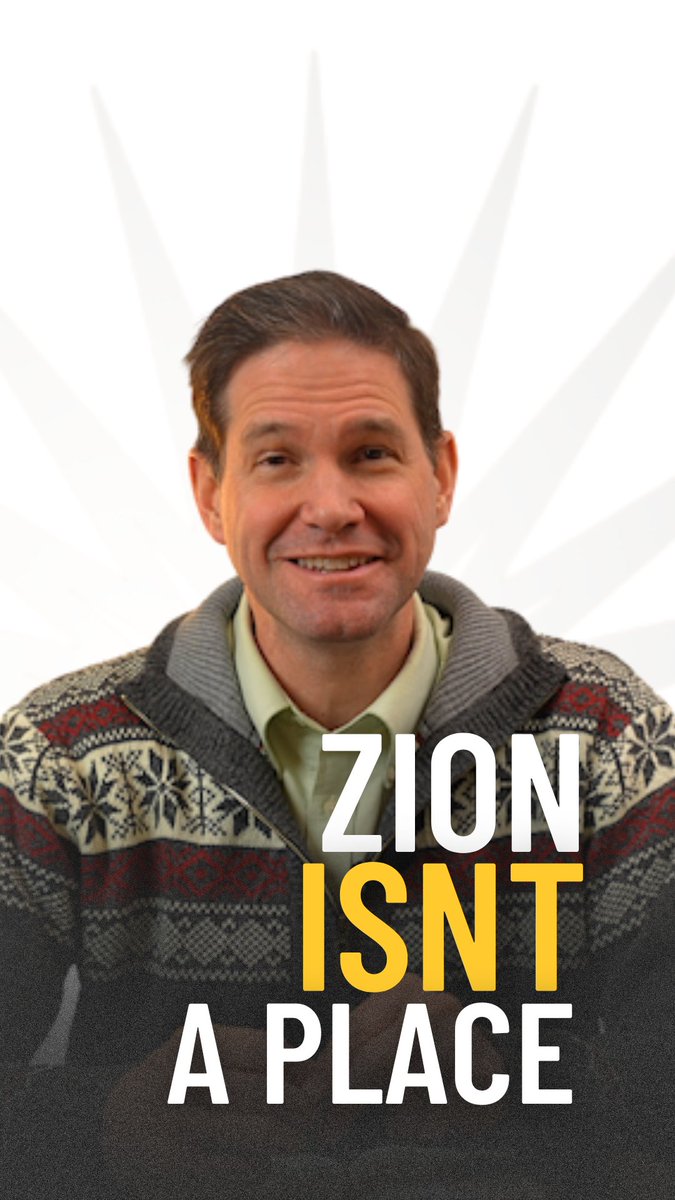 scripturecentrl's tweet photo. Zion isn't a place, it's a people. Watch the full Faith Insights episode at the link in bio! https://t.co/LM0ggXn6gZ