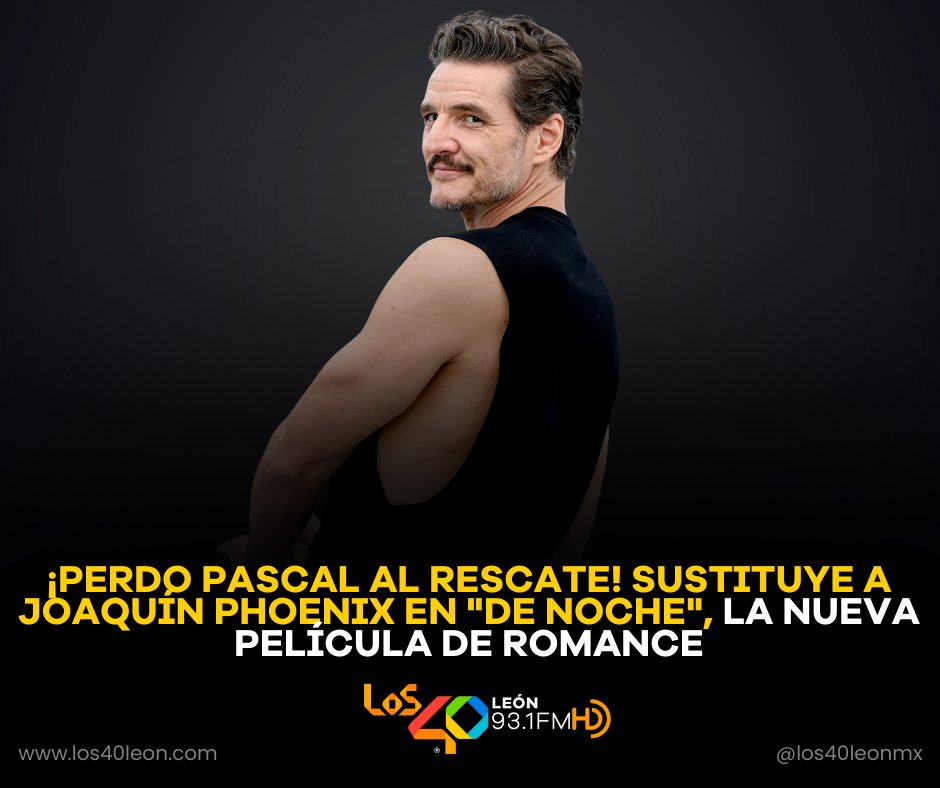 Tras la polémica salida de #JoaquinPhoenix a último minuto, el mismísimo #PedroPascal ha entrado al proyecto para protagonizar #DeNoche. Y no viene solo, ¡estará acompañado por el talentoso #DannyRamírez! 🎬🏳️‍🌈🧔‍♂️👨🏻
los40leon.com/post/perdo-pas…