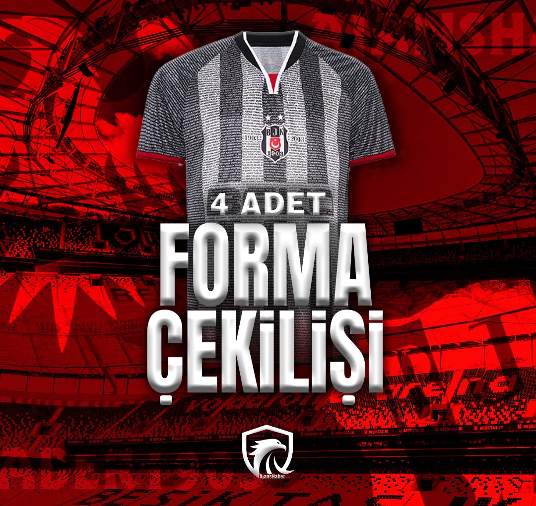 🎁👕 FORMA ÇEKİLİŞİ 🔥

Takımıza katılan yeni transferler ve moral motivasyon için 4 forma hediye ediyoruz.

👉 <a href="/AjansHaber_1903/">Ajanshaber1903</a> ü takip et, bu tweet'i RT et, son olarak yorumlara 🦅 emojisi bırakarak şansını dene.

Çekilişimiz 15 Şubat Pazar günü yapılacak.

🎊🎉 BOL ŞANSLAR 🦅