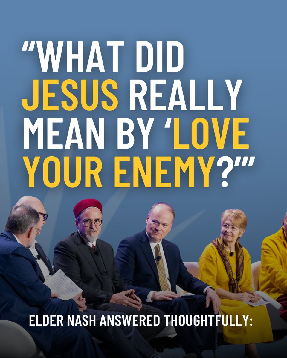 scripturecentrl's tweet photo. This week Elder Marcus B. Nash spoke to an interfaith group in Washington D.C. about Christ's most radical teaching: https://t.co/BxHo3NVU05