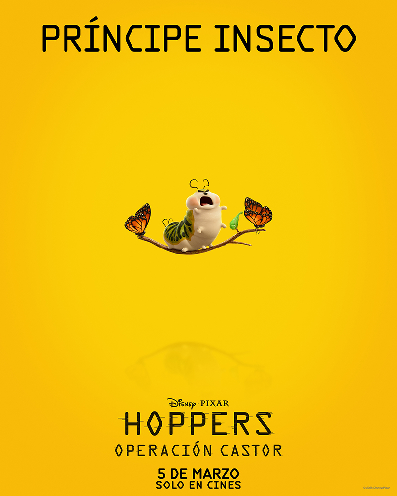 La dinastía de los insectos está aquí. 🦋👑🐛
Conócelos en #Hoppers: Operación Castor, el 5 de marzo solo en cines.