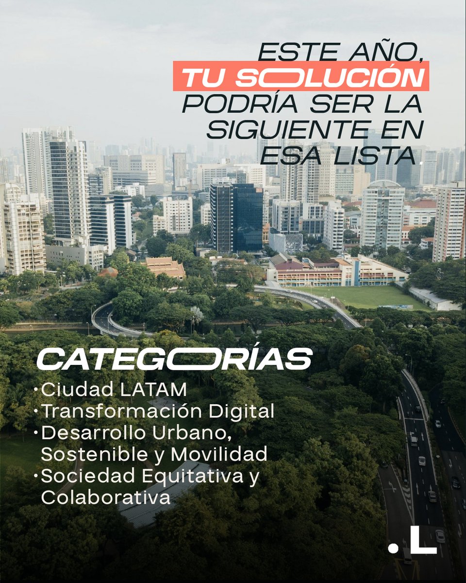 latankmedia's tweet photo. El @SmartCityLATAM abrió la convocatoria a los LATAM Smart City Awards 2026 para reconocer proyectos que enfrentan problemas reales con impacto real.
Consulta las bases 📲 https://t.co/uey9CnaB9d 
 
#Convocatoria #Convocatoria2026 #ConvocatoriaAbierta #smartcity  #ciudadeslatam https://t.co/RHuTnxpaZh