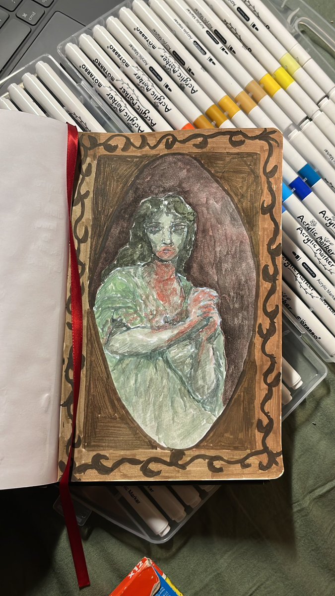 lesuio's tweet photo. i feel like all lesbian artists on this app have a vampire OC #oc #illustration #lesbian https://t.co/APaEialgZY