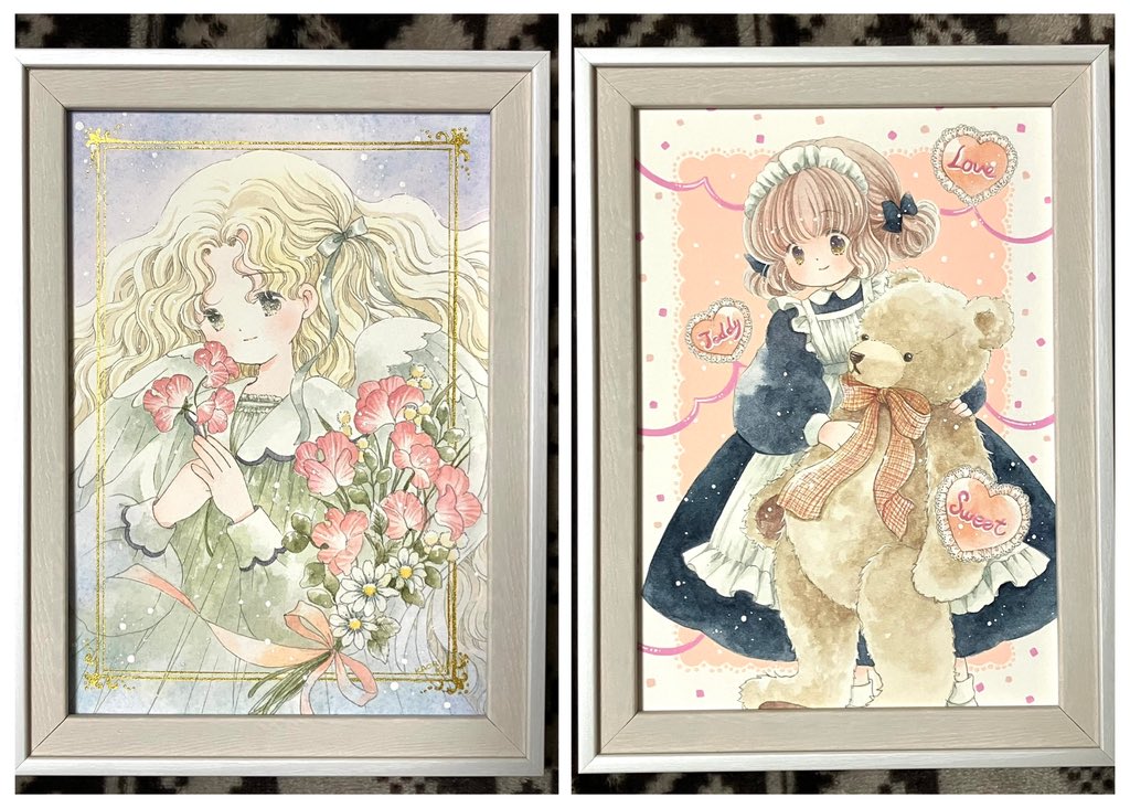 2Lサイズ原画 2点 各 12000円