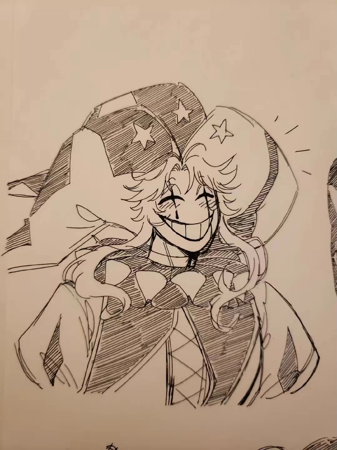 Some Pierrot practice to pass the time, both of my jobs are keeping me ...