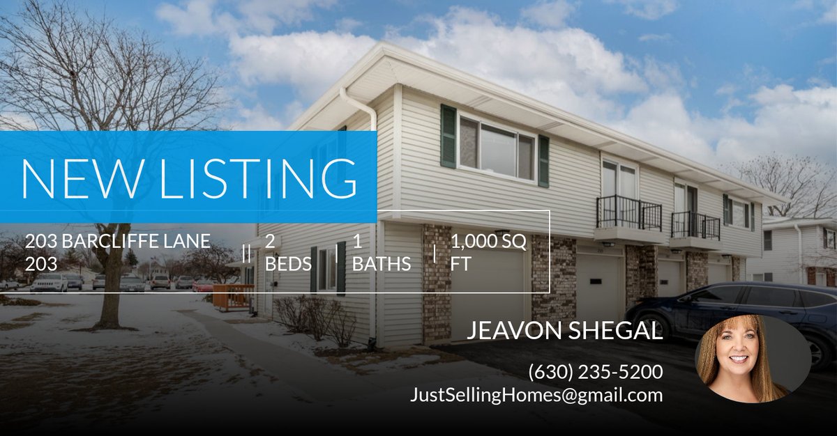 JustSellingHome's tweet photo. 📍 New Listing 📍 Take a look at this fantastic new property that just hit the market located at 203 Barcliffe Ln in Schaumburg. Reach out here or at (630) 235-5200 for more information

Jeavon Shegal
630-235-5200
Team Just Selling... https://t.co/14qqV9rK3p https://t.co/aF2pJzpHbQ