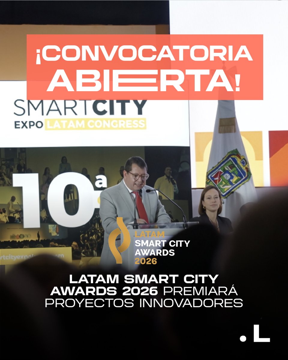 latankmedia's tweet photo. El @SmartCityLATAM abrió la convocatoria a los LATAM Smart City Awards 2026 para reconocer proyectos que enfrentan problemas reales con impacto real.
Consulta las bases 📲 https://t.co/uey9CnaB9d 
 
#Convocatoria #Convocatoria2026 #ConvocatoriaAbierta #smartcity  #ciudadeslatam https://t.co/RHuTnxpaZh