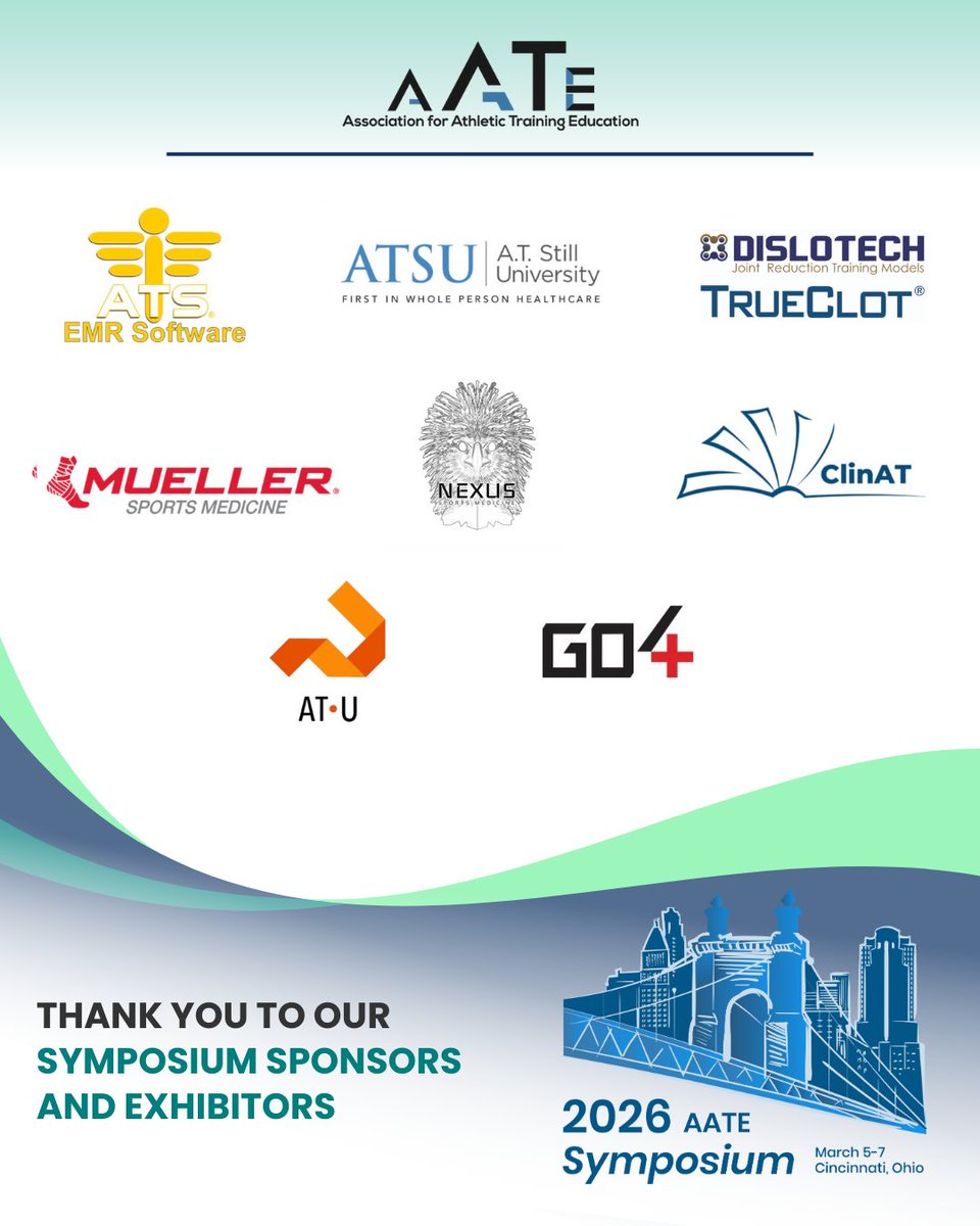 Association for Athletic Training Education tweet media