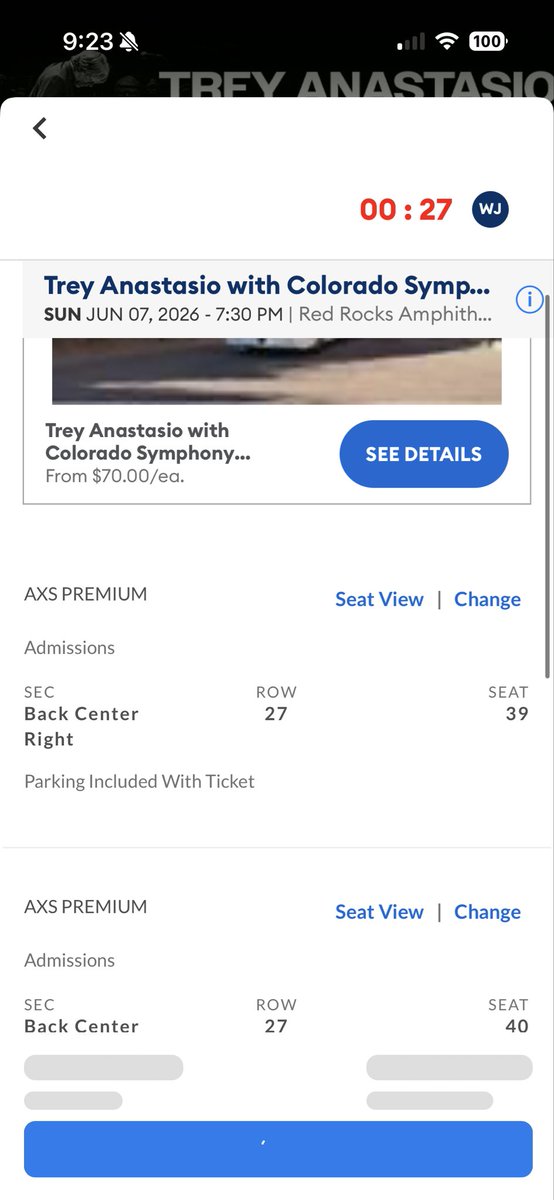 Alaska737's tweet photo. @axs how can you be so bad and immoral at selling tickets? Multiple times I had tickets in my cart and went to check out with your app just spinning and never giving me the opportunity to purchase. What a horrid company. https://t.co/aU5qvJlbjw