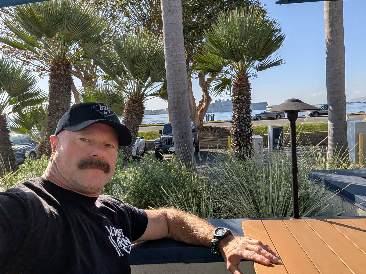 Classy stache in San Diego