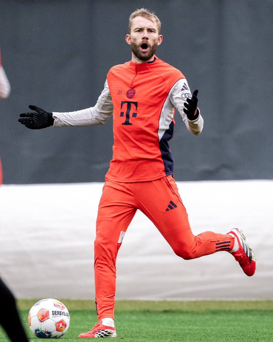 Konrad Laimer was involved in full training today after overcoming his injury