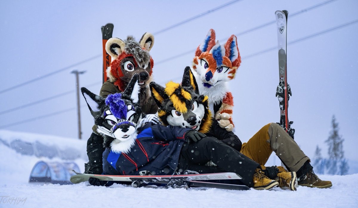 NexoRexo's tweet photo. Ski creatures ⛷️

📸 @Tokhiya https://t.co/zCGv4Wvx22