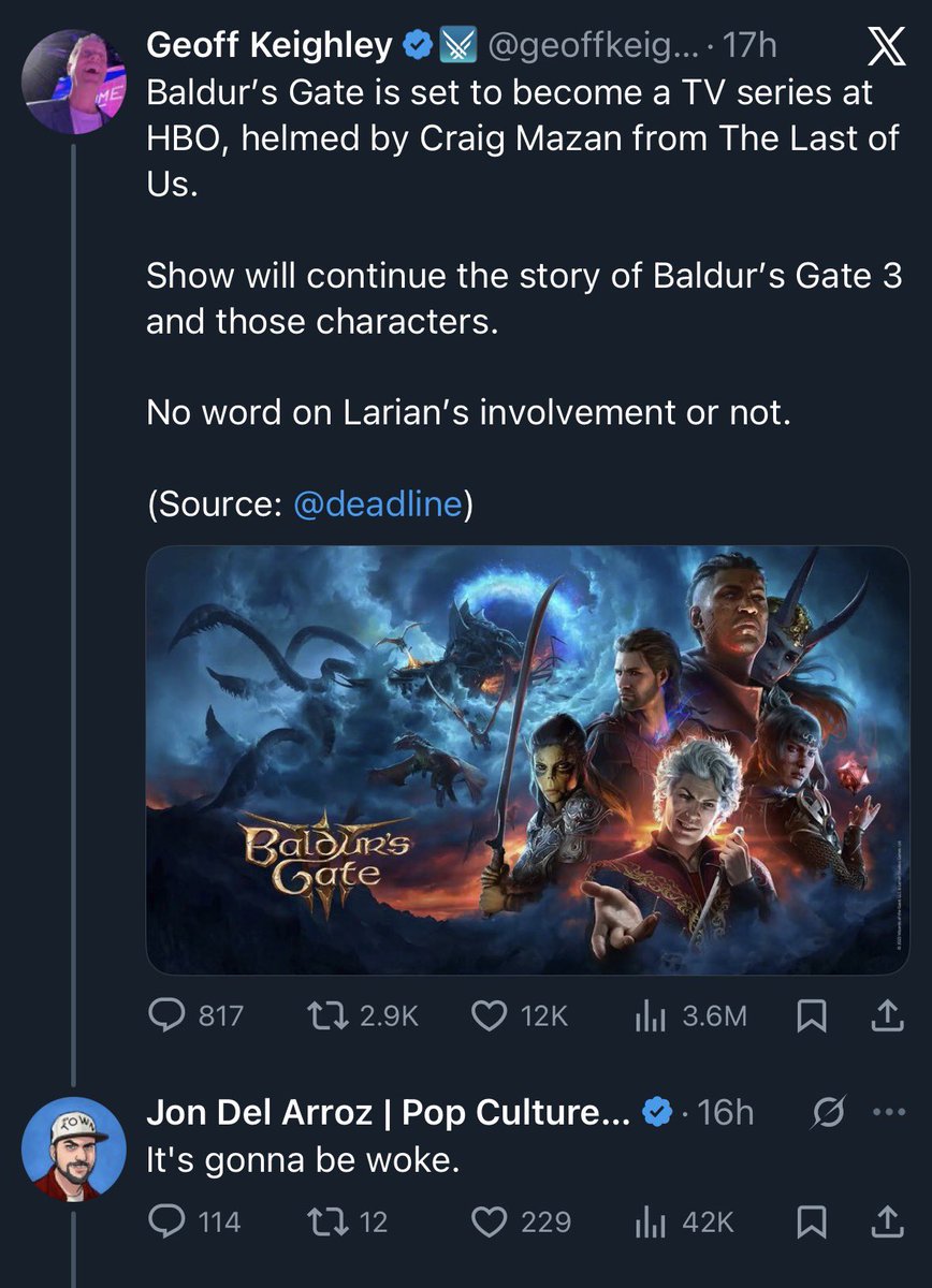 unifadewalker's tweet image. Can we normalise game devs telling these wife beating, anti-woke idiots to STFU?! We need more of this energy 😂