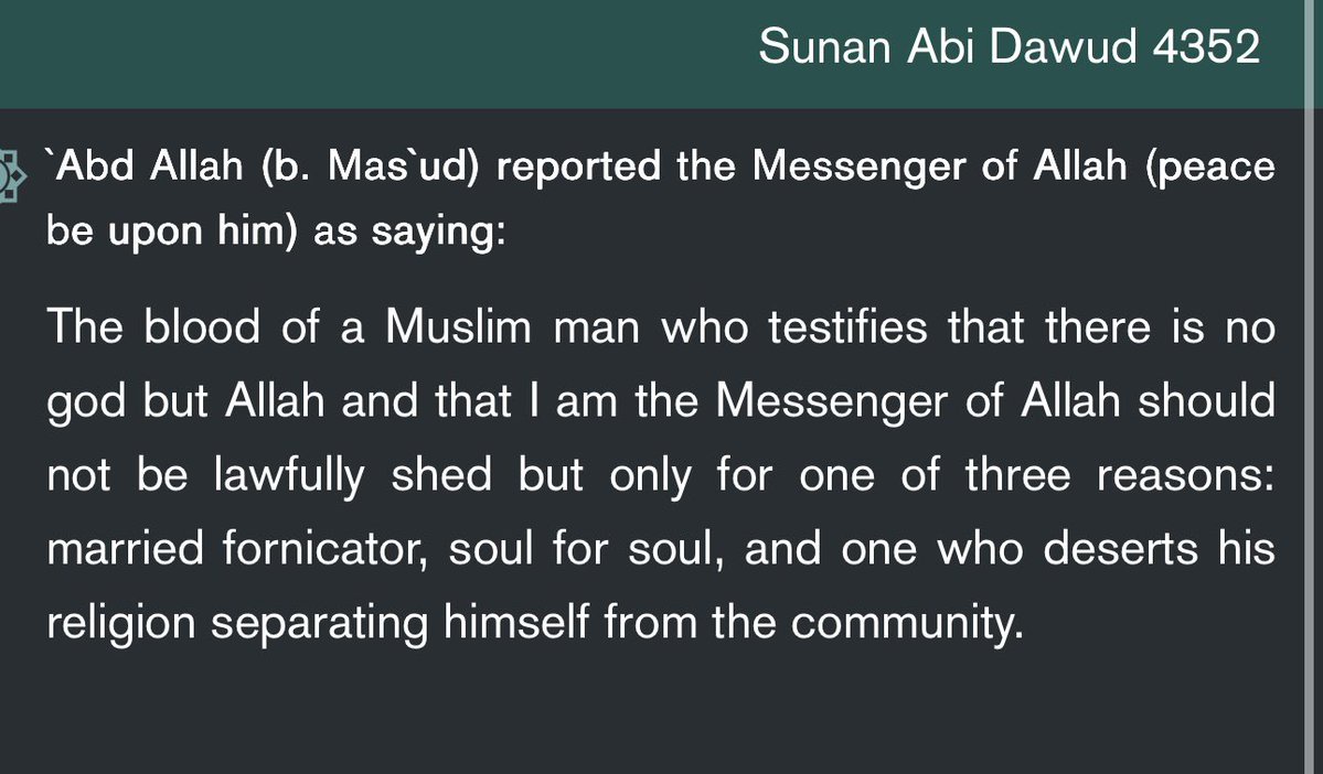 Muslims Try to make islam sound nice and sweet, until they lure you in and tell you that if you leave islam, you face death.