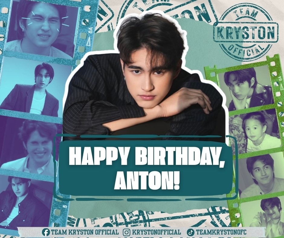 krystonofficial's tweet image. Happy, happiest birthday to our one and only Anton Vinzon ! 🎉
Today, we celebrate not just the day you were born, but the light you continue to share with everyone around you—especially with us, your KRYSTON family.

Anton, you have this rare kind of warmth that feels gentle yet…