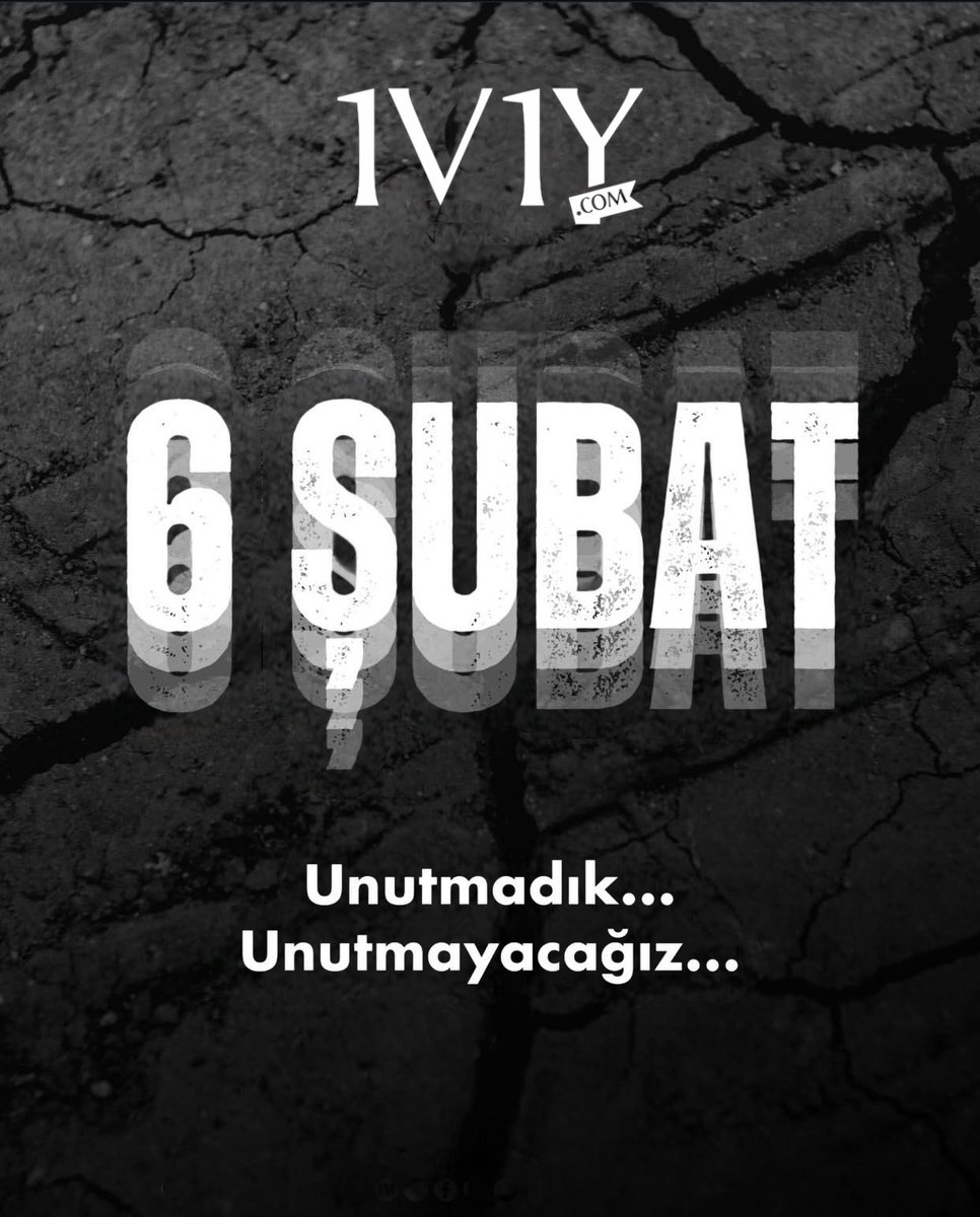 1V1YCOM's tweet photo. 6 Şubat 2023’te yaşanan asrın felaketinde hayatını kaybeden vatandaşlarımızı rahmetle anıyor, yakınlarına ve milletimize bir kez daha başsağlığı diliyoruz.

Unutmadık, unutmayacağız!

#6Şubat #Deprem #asrınfelaketi https://t.co/CNYLgyzrDq