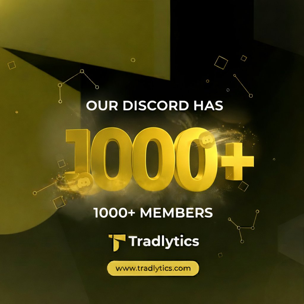 🎉 1,000 STRONG! 🎉

Our Tradlytics Discord just crossed 1,000 members 🚀

A growing community of disciplined traders, sharing insights, data, and experience.

Thank you to everyone building this with us — we’re just getting started. 💪

TRADE LONG &amp; PROSPER🖖

<a href="/phantomfxoff/">Phantom Fx</a>
