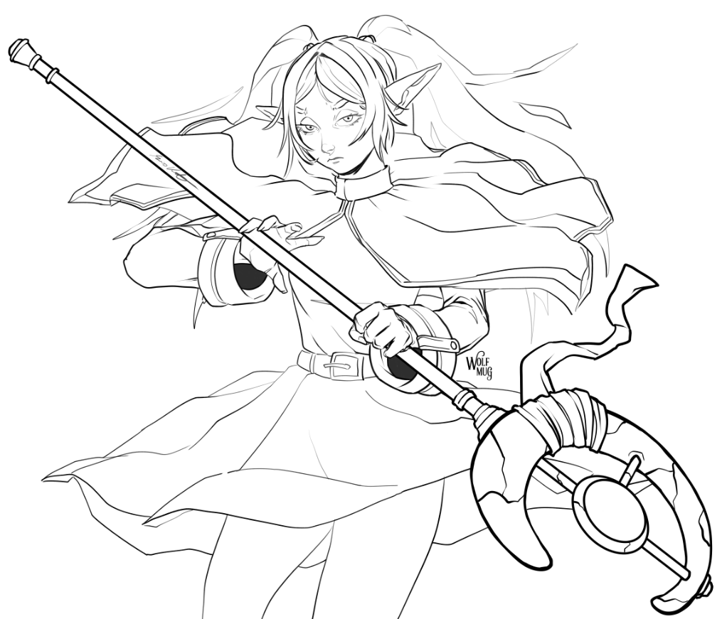 WolfMug7's tweet photo. Ok...so I ended up doing another Frieren picture. It was in my head
#frieren #FrierenBeyondJurneysEnd #frierenfanart #WIP https://t.co/f2FfzVfFC2