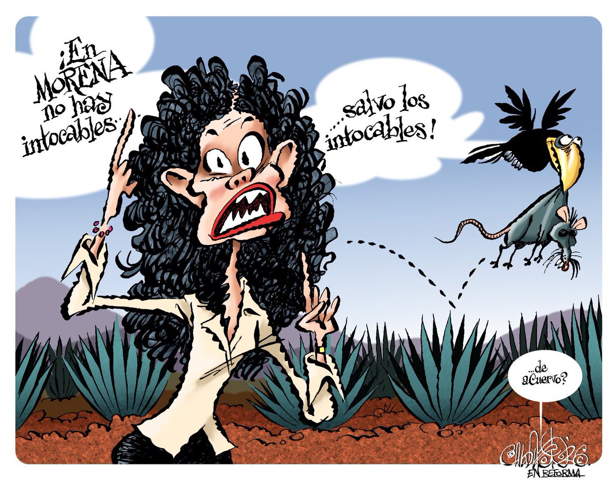 Reforma's tweet image. Intocables... Por @CartonCalderon en @Reforma