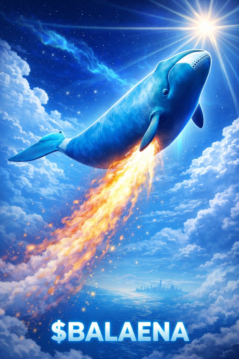 $BALAENA 

CA: KSEXAxxd7KKUpxvUw4Zu4wtNBHPvshYEfRPsVhZpump

It’s literally named after the bowhead whale - the longest-living mammal on Earth. Some of these beasts live 200+ years. No rush. No panic. Just raw survival.
Bowhead whales don’t sprint.

They endure. Thick skulls,